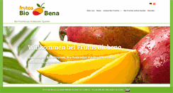 Desktop Screenshot of frutas-biobena.com